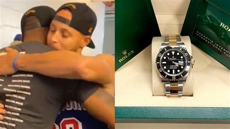 steph curry rolex watch